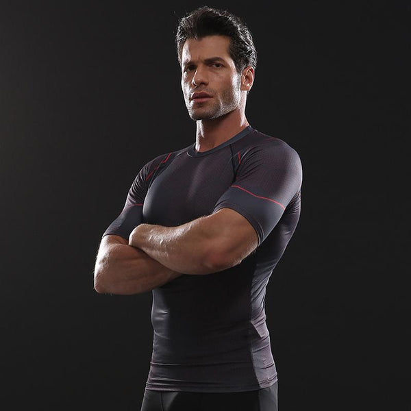 IRON MAN Compression Shirt for Men (Short Sleeve)