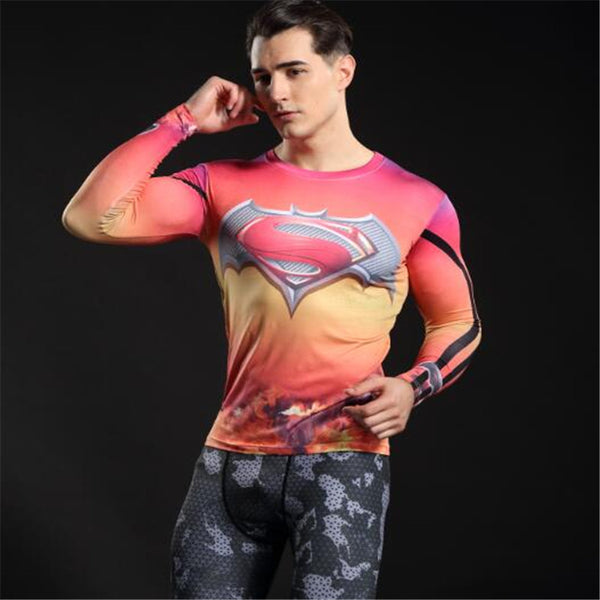 SUPERMAN Compression Shirt for Men (Long Sleeve) – ME SUPERHERO
