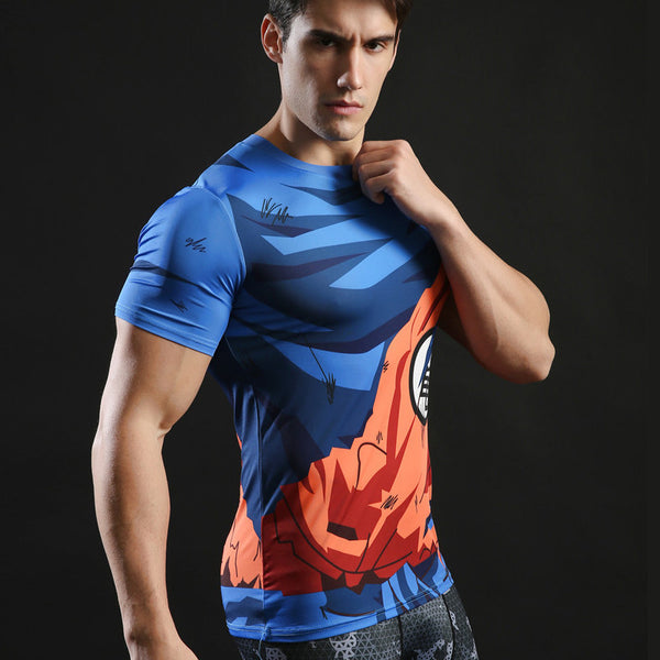 DRAGON BALL Goku Compression Shirt for Men (Short Sleeve) – ME SUPERHERO
