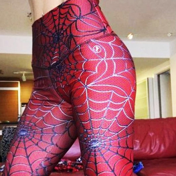 High Waist SPIDERMAN Fitness Leggings for Women – ME SUPERHERO