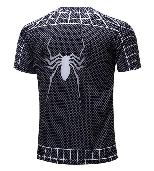SPIDERMAN Black Compression Shirt for Men – ME SUPERHERO