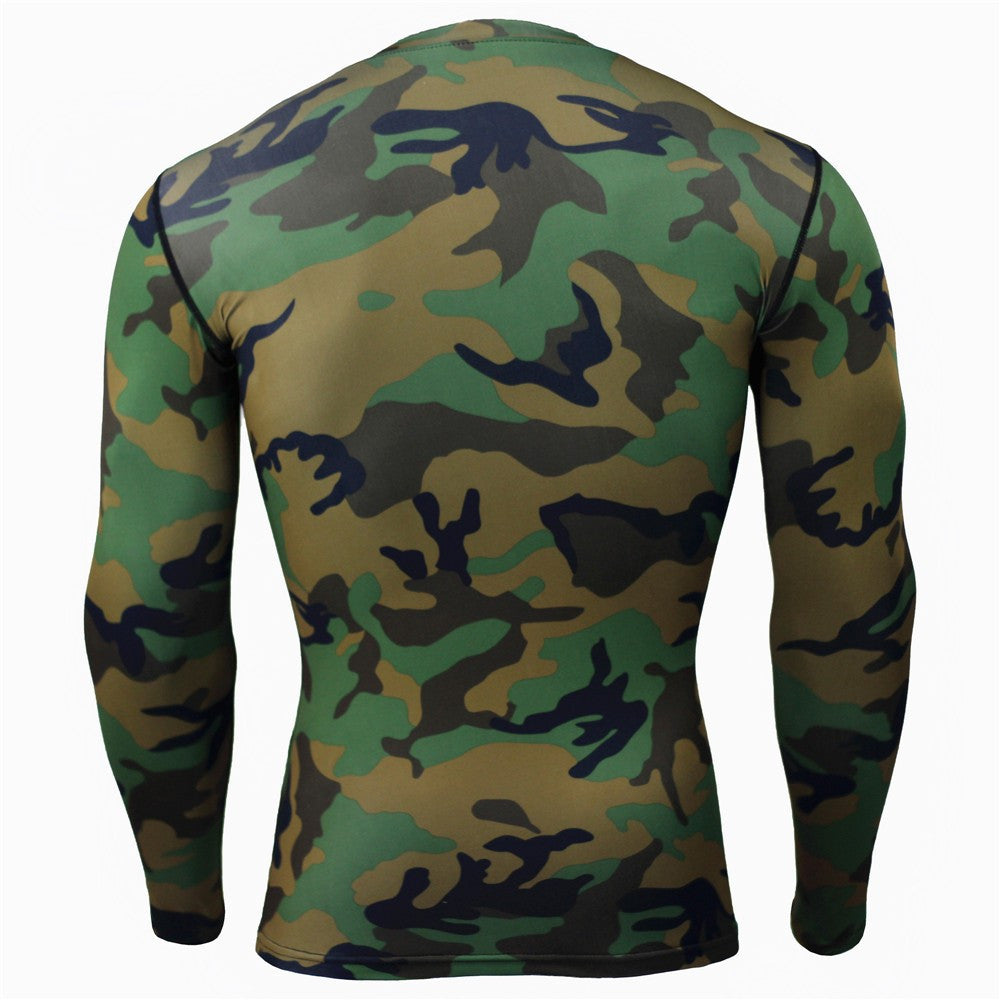 Performance Compression Shirt Army Camo