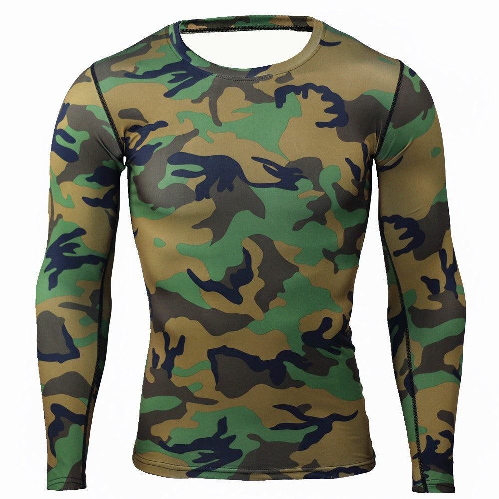 ARMY CAMOUFLAGE Compression Shirt for Men (Long Sleeve) – ME SUPERHERO