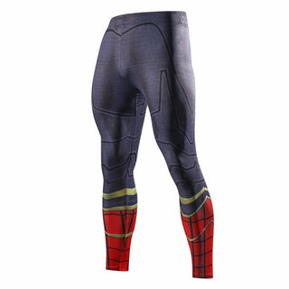 Men's T-shirts Spider Superhero Compression Tights Short Sleeve Tops Tee  Gym