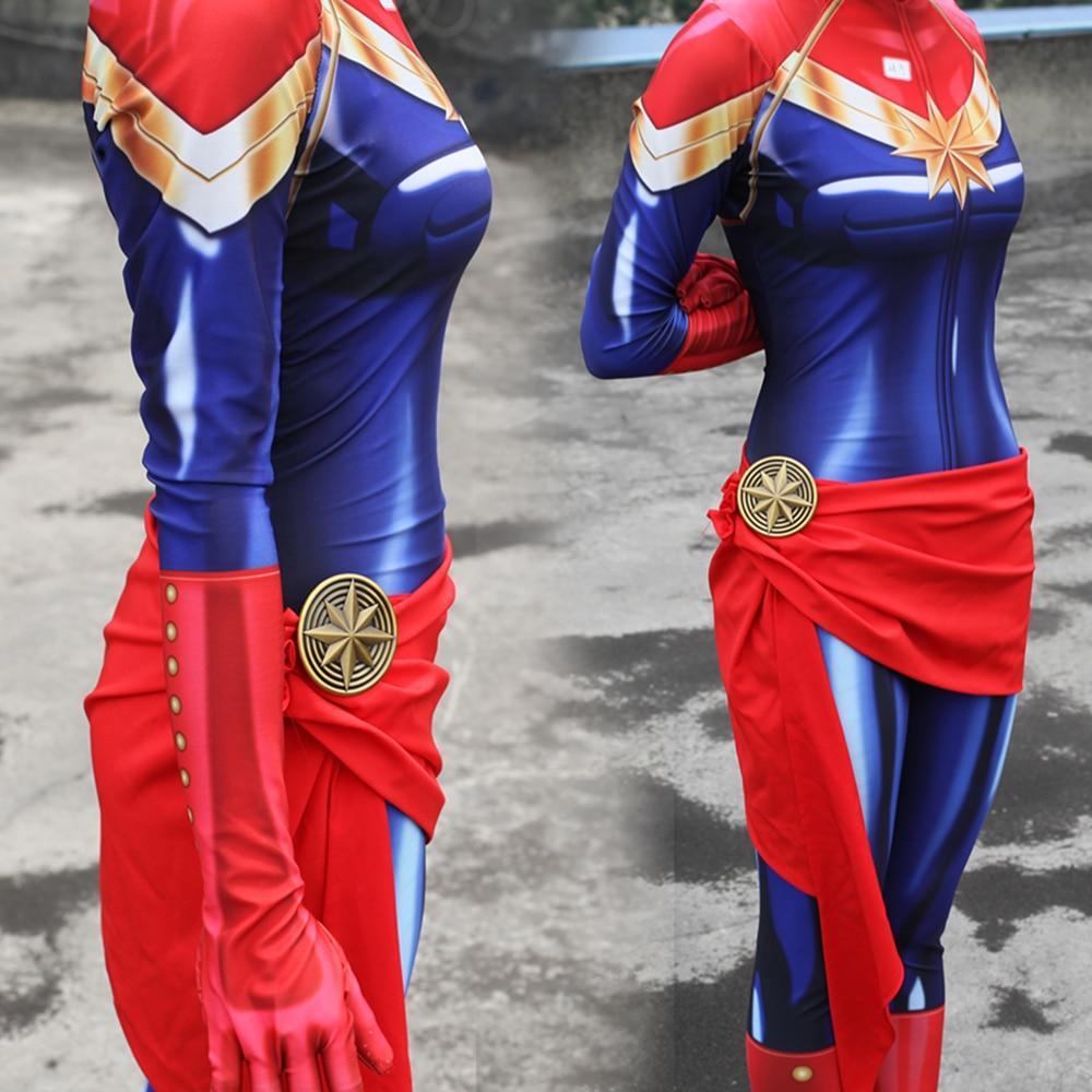 CAPTAIN MARVEL Cosplay Costume for Women