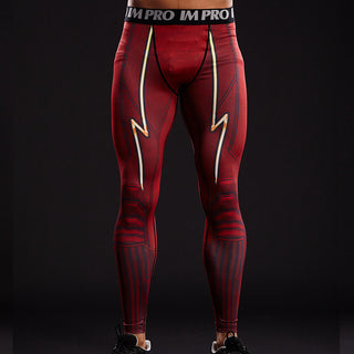Mens Jock Daredevil Bodybuilding Spandex Tights Compression Pants