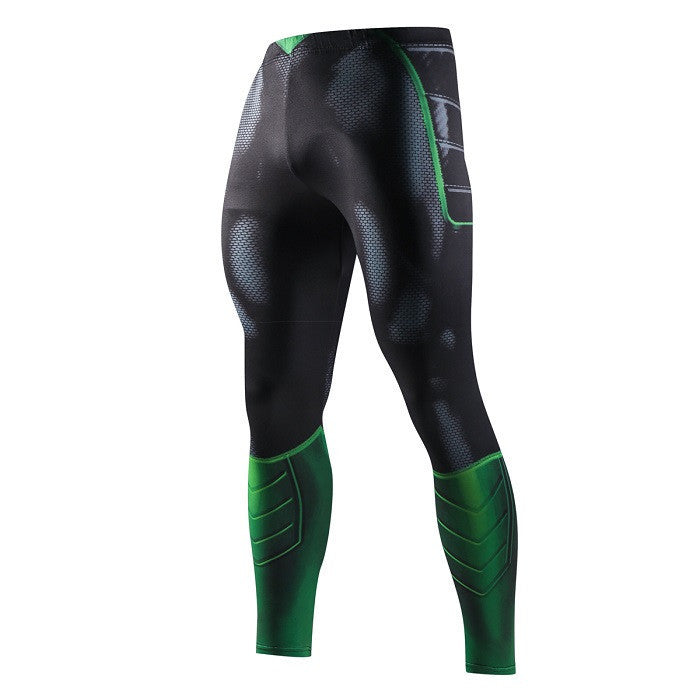 GREEN LANTERN Compression Leggings Pants for Men ME SUPERHERO