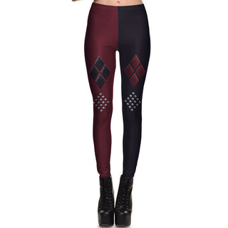 3D Harley Quinn Leggings – Indelicate Clothing