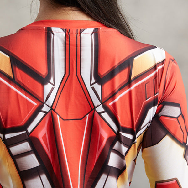 Dri-Fit Ironman Superhero Compression Shirt Short Sleeve - PKAWAY