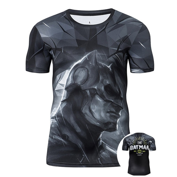 Batman Short Sleeve Compression Shirt