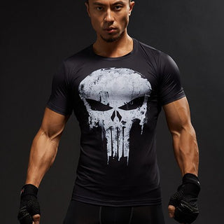 Superhero Compression Shirts Men's T Shirt High Quality Gym