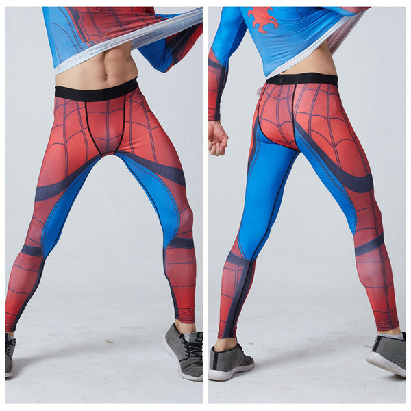Superhero Compression Fitness Gym Workout Sports Cosplay T-Shirt for Men  and Women, Spiderman-1 : : Fashion
