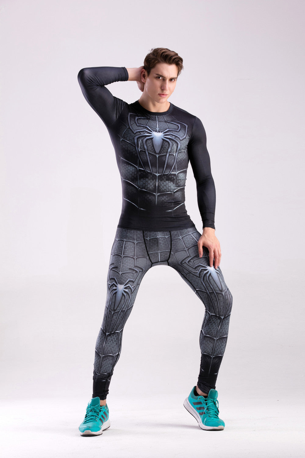 Buy Mens Compression Superhero Tights Base Layer Leggings Gym Long Running  Thermal Workout Online at desertcartINDIA