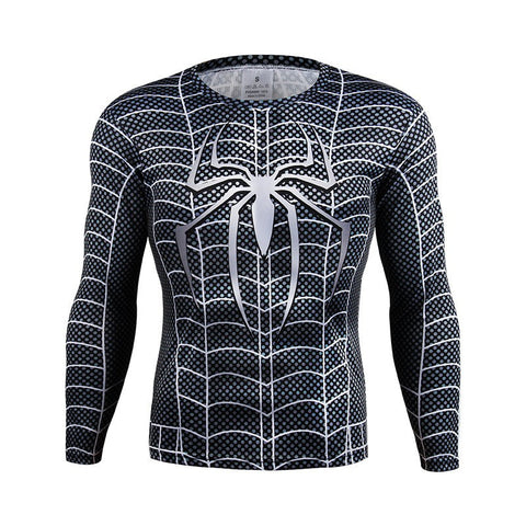 SPIDERMAN Long Sleeve Compression Shirt for Men – ME SUPERHERO