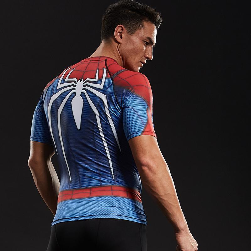 Spider Man Short Sleeve Compression Shirt – Spideyverse