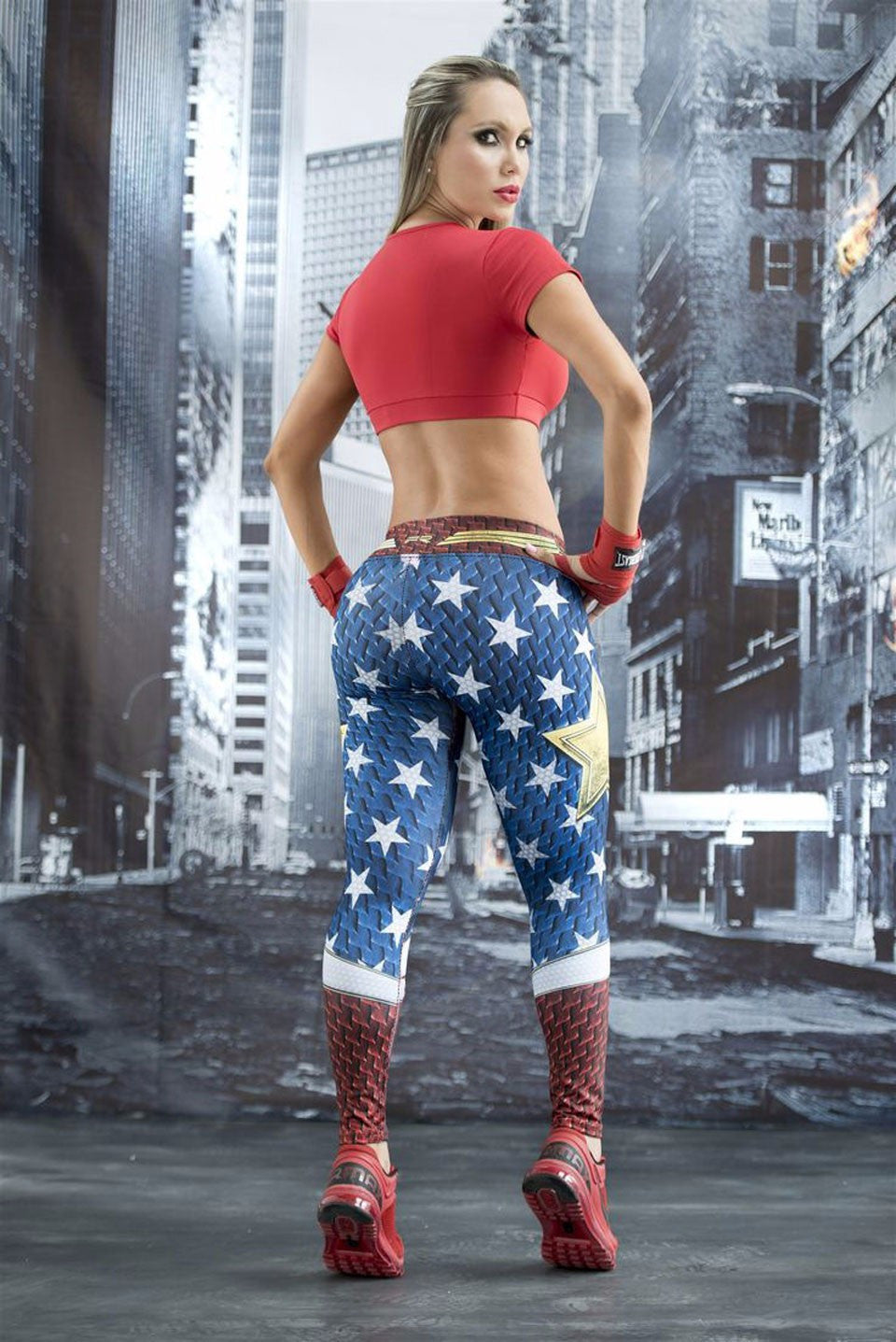 2021 Newest Buteefull Female High Pants Fitness Leggings Wonder Woman  Stretch Pants Exercise Workout Clothes